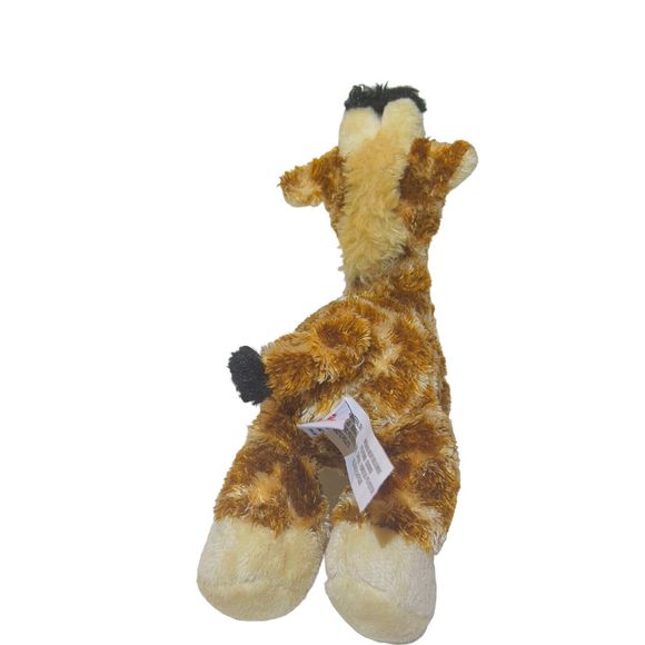 Aurora Gigi Giraffe Plush Beanbag Brown Mini Stuffed Animal 9" Toy - Picture 6 of 13